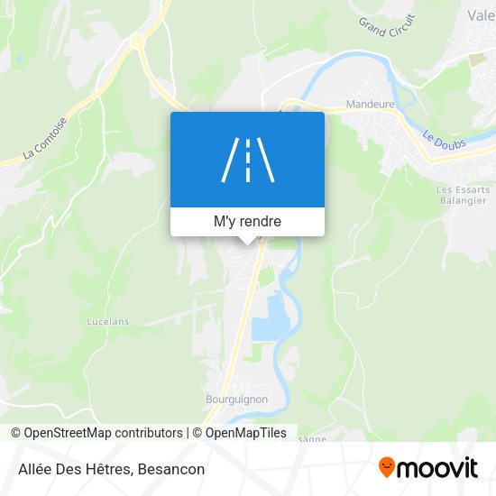 Allée Des Hêtres plan