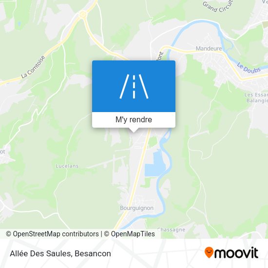 Allée Des Saules plan
