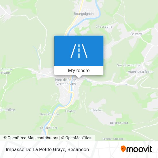 Impasse De La Petite Graye plan