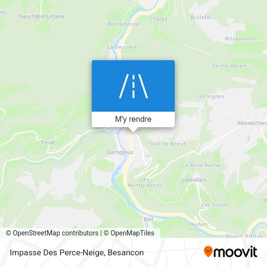 Impasse Des Perce-Neige plan