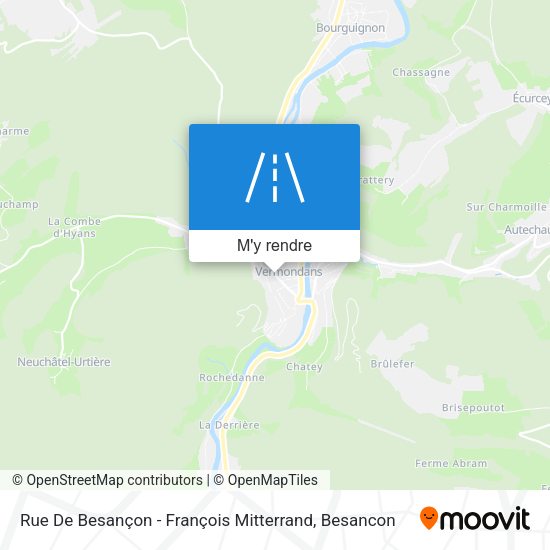 Rue De Besançon - François Mitterrand plan