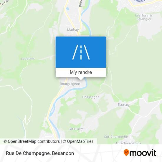 Rue De Champagne plan