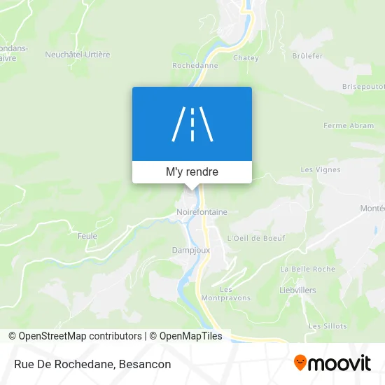 Rue De Rochedane plan