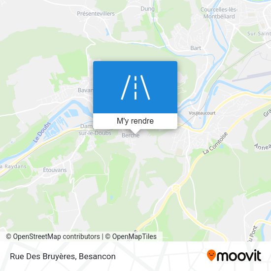 Rue Des Bruyères plan