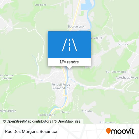 Rue Des Murgers plan