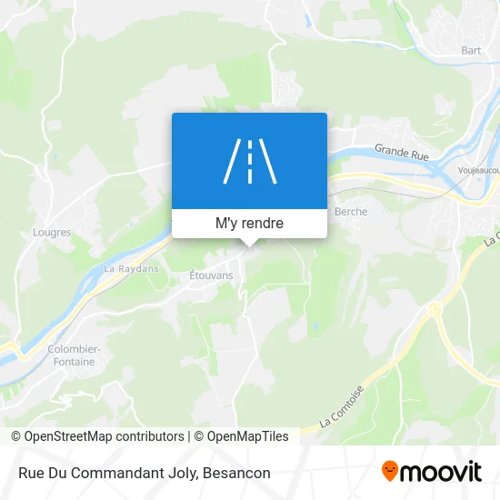 Rue Du Commandant Joly plan