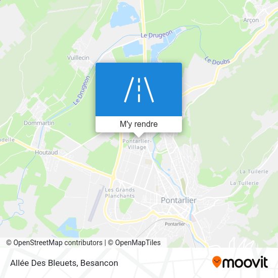 Allée Des Bleuets plan