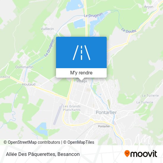Allée Des Pâquerettes plan