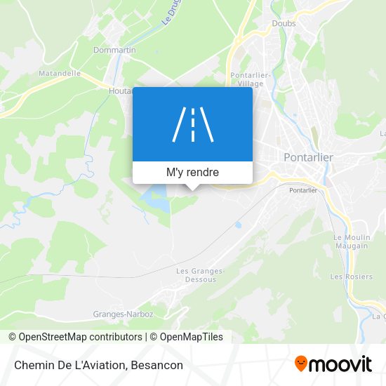 Chemin De L'Aviation plan
