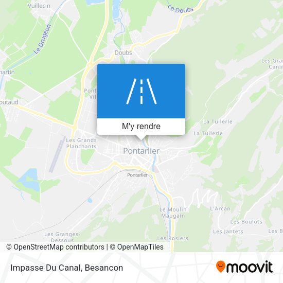 Impasse Du Canal plan