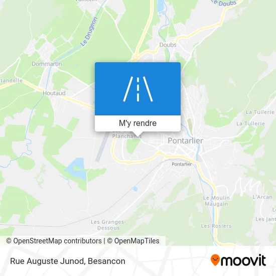 Rue Auguste Junod plan