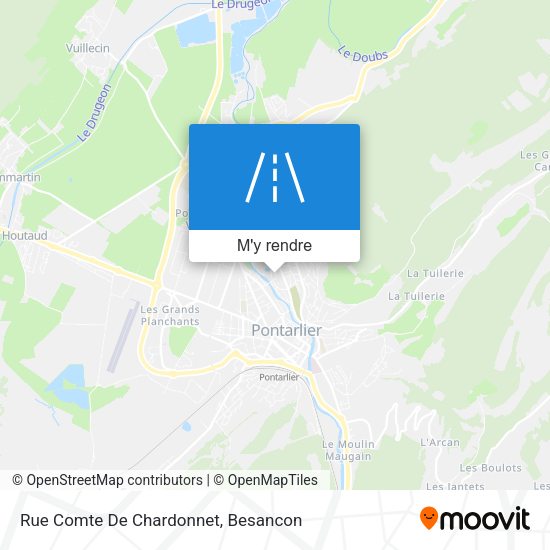Rue Comte De Chardonnet plan