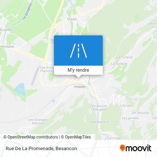 Rue De La Promenade plan