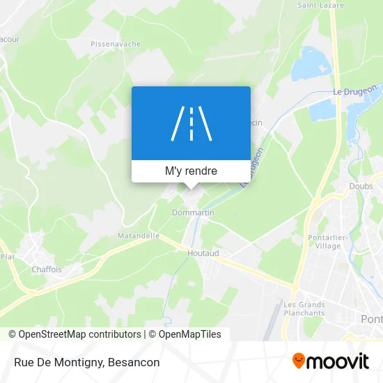 Rue De Montigny plan