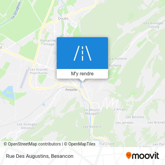Rue Des Augustins plan