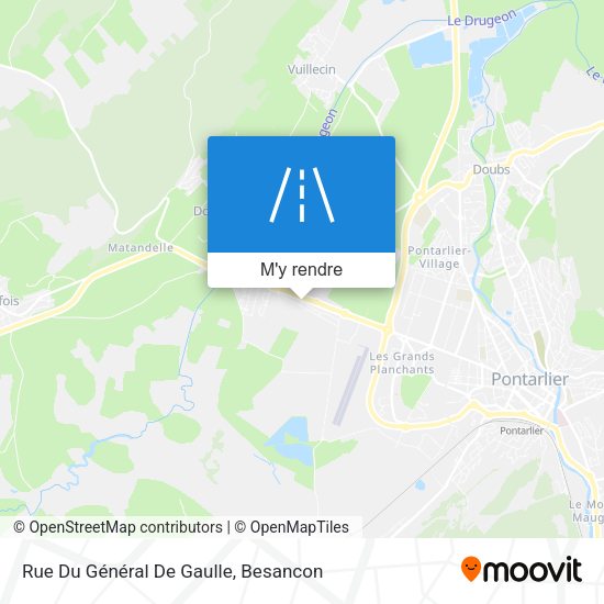 Rue Du Général De Gaulle plan