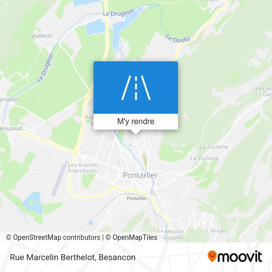 Rue Marcelin Berthelot plan