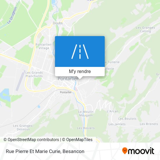 Rue Pierre Et Marie Curie plan