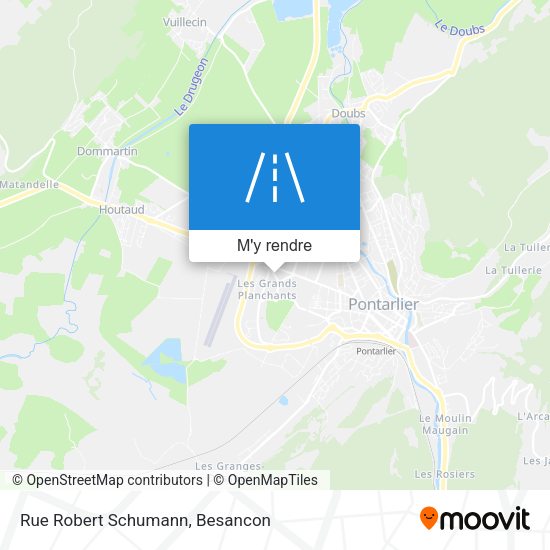 Rue Robert Schumann plan