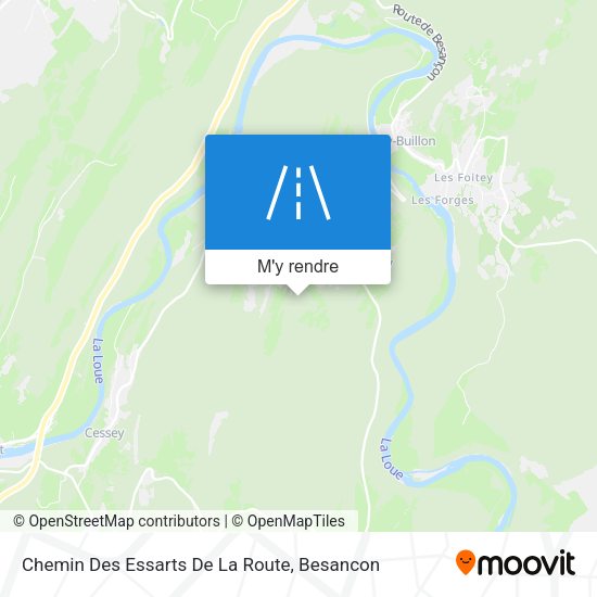 Chemin Des Essarts De La Route plan