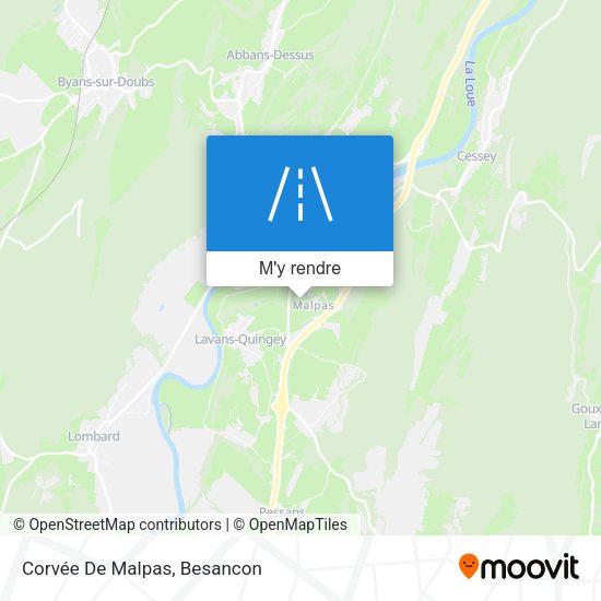 Corvée De Malpas plan