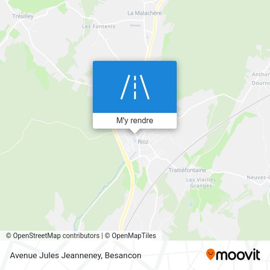Avenue Jules Jeanneney plan