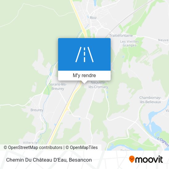 Chemin Du Château D'Eau plan