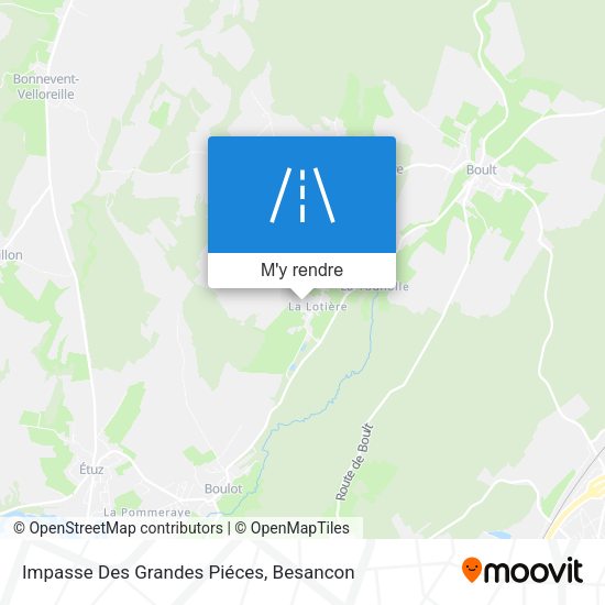Impasse Des Grandes Piéces plan