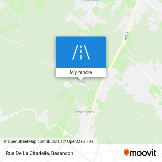 Rue De La Citadelle plan