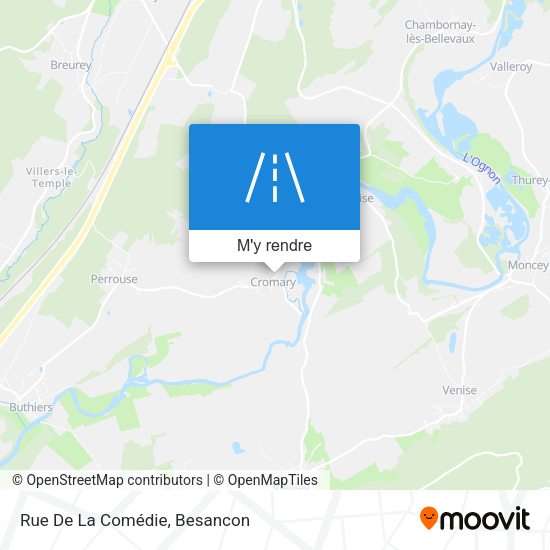 Rue De La Comédie plan