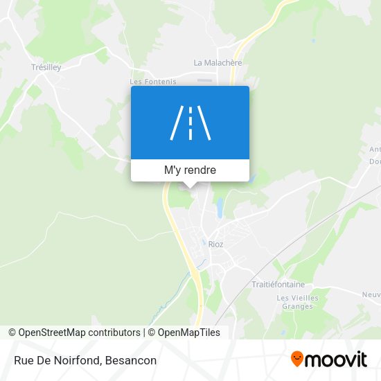 Rue De Noirfond plan
