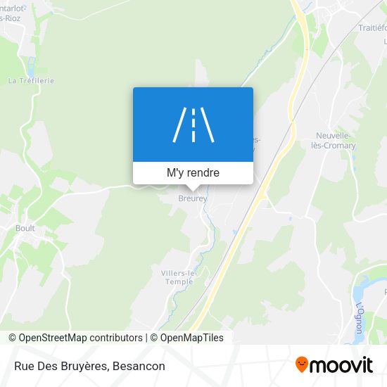 Rue Des Bruyères plan