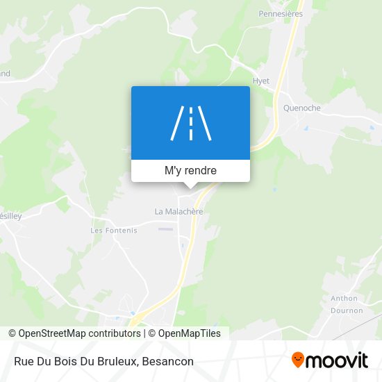 Rue Du Bois Du Bruleux plan