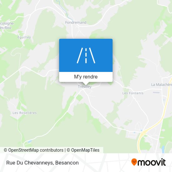 Rue Du Chevanneys plan