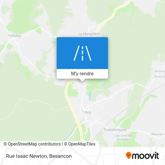 Rue Isaac Newton plan