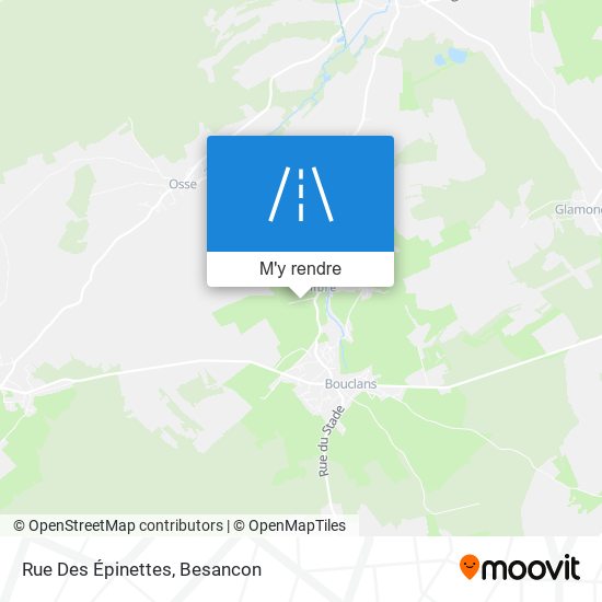 Rue Des Épinettes plan