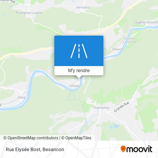 Rue Elysée Bost plan