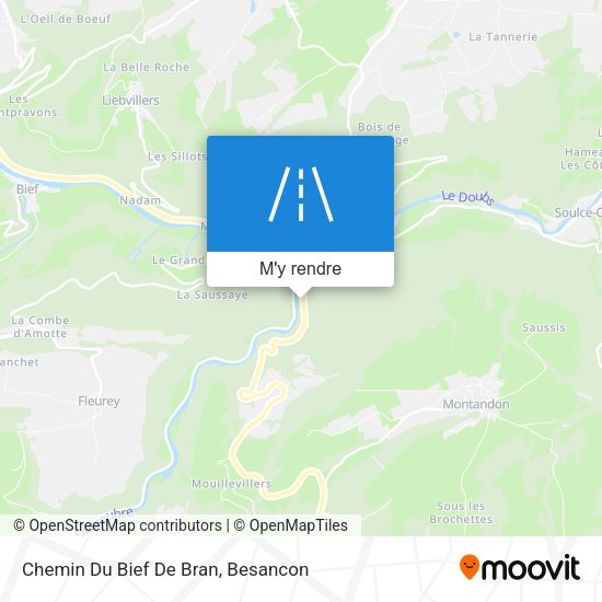 Chemin Du Bief De Bran plan