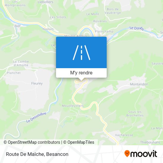 Route De Maîche plan