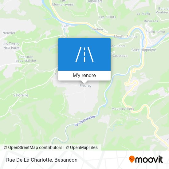 Rue De La Charlotte plan