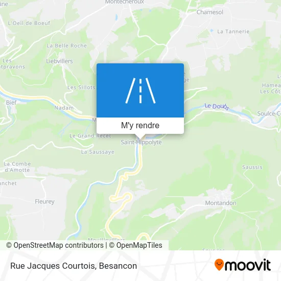 Rue Jacques Courtois plan