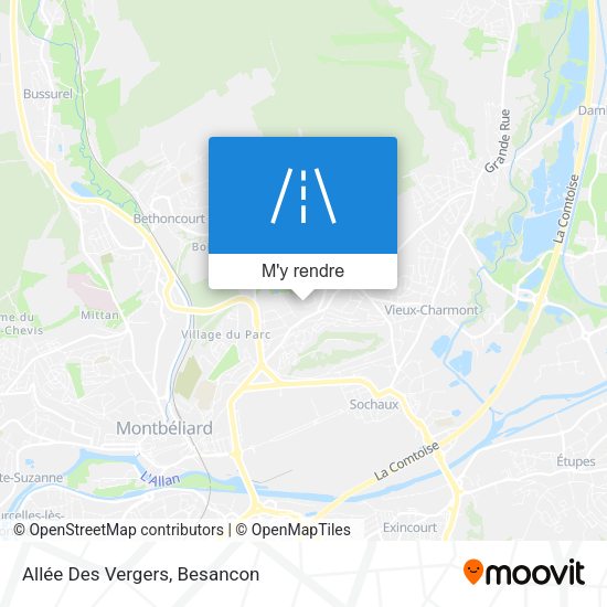 Allée Des Vergers plan