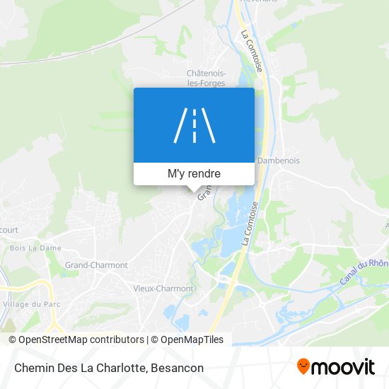 Chemin Des La Charlotte plan