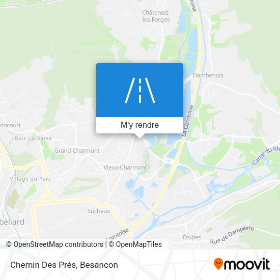 Chemin Des Prés plan
