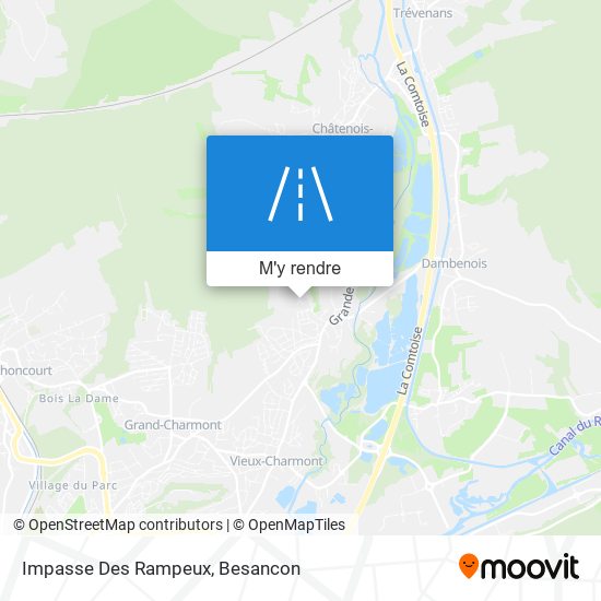 Impasse Des Rampeux plan