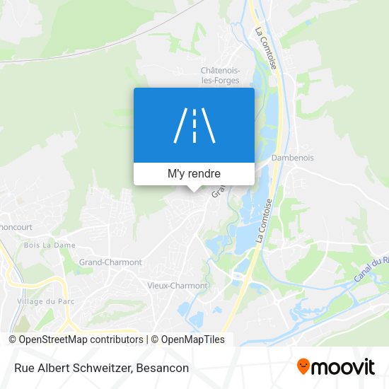 Rue Albert Schweitzer plan