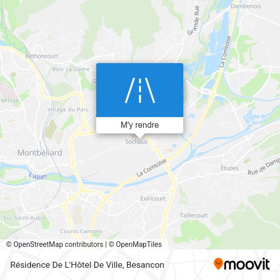 Résidence De L'Hôtel De Ville plan