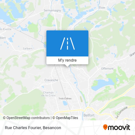 Rue Charles Fourier plan