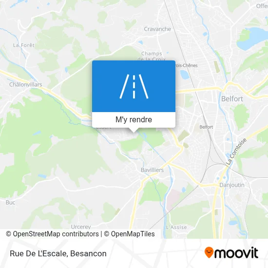 Rue De L'Escale plan