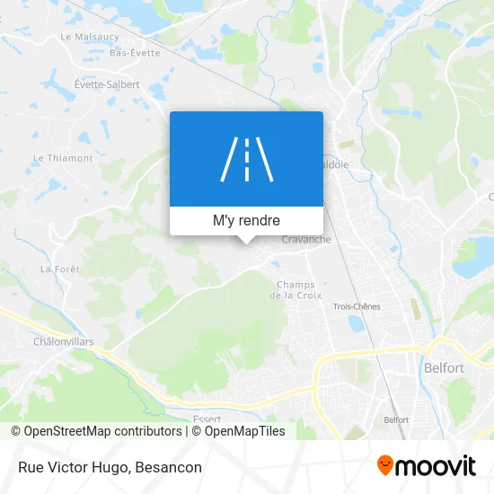 Rue Victor Hugo plan